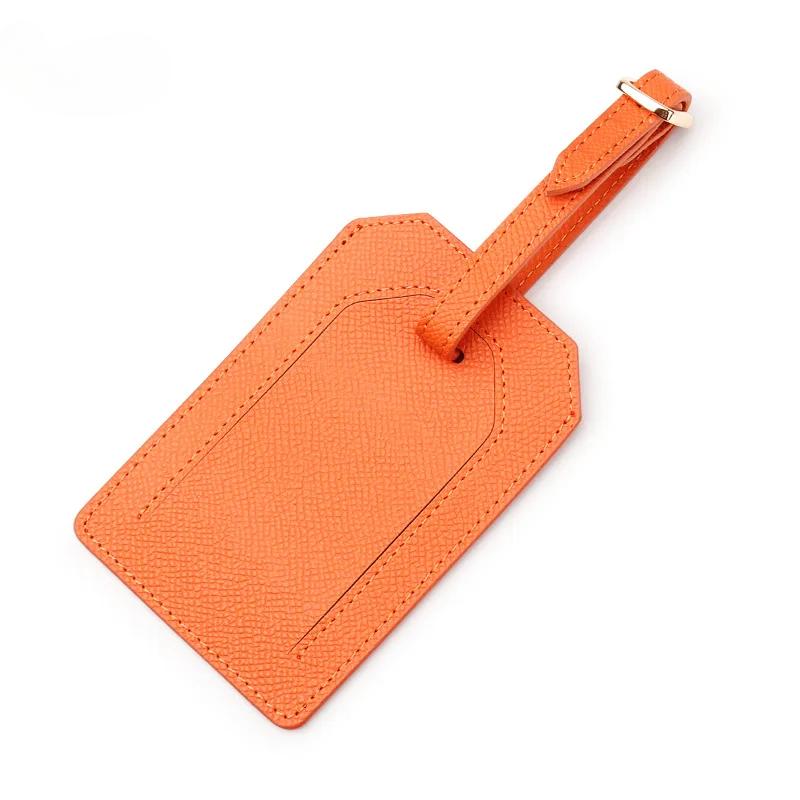 Fashion Genuine Leather Travel Luggage Tag; Airplane Suit Tag; Men's Suitcase Tag; Hotel Room Tag.