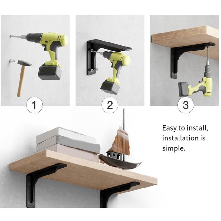 4pcs Carbon Steel Wall Shelves 6 Inch Narrow Profile Large Capacity Designs For Small Space Apartments