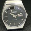 VINTAGE SEIKO AUTOMATIC JAPAN 6309A MENS BLACK COLOR DIAL WATCH A701342-5 R206a-a701342