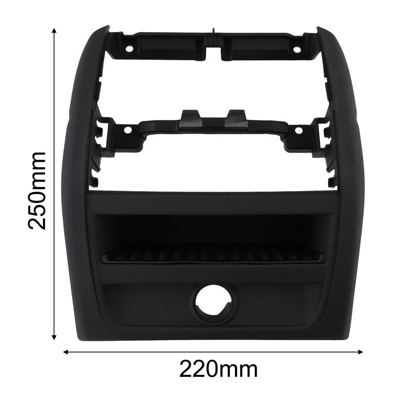 Rear Outlet Frame Car Air Outlet Vehicle Interior Upgrade Black Enhanced Air Circulation Air Flow Stylish Design