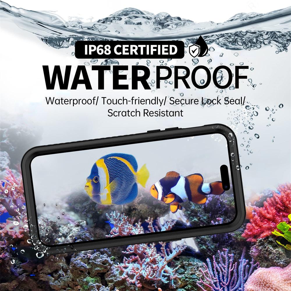 Case for Samsung S24 S23 S22 S21 S20 Note 20 Ultra A54 A14 A52S A53 IP68 Waterproof Full Protection Heavy Duty Shockproof Cover