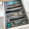 Organizér na příbory do kuchyňské zásuvky Stojan na stříbro Dělicí box na náčiní Plastový tác na uložení příborů Domácí Restaurace Zásoby