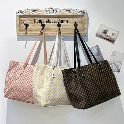 Ladies' Retro Shoulder Bag: 2023 Fashionable, Textured, Versatile, Large Capacity Tote