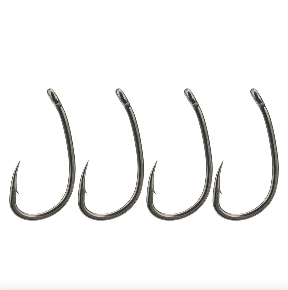500pcs Per Bag Micro Barbed Fish Hook With Eye PTFE Coated High Carbon Stainless Steel 8035 Carp Fishing Accessories