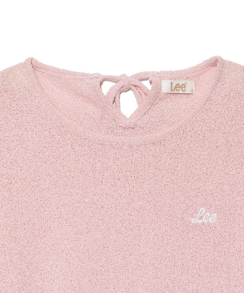LEE Women'S Round String Knit Pink