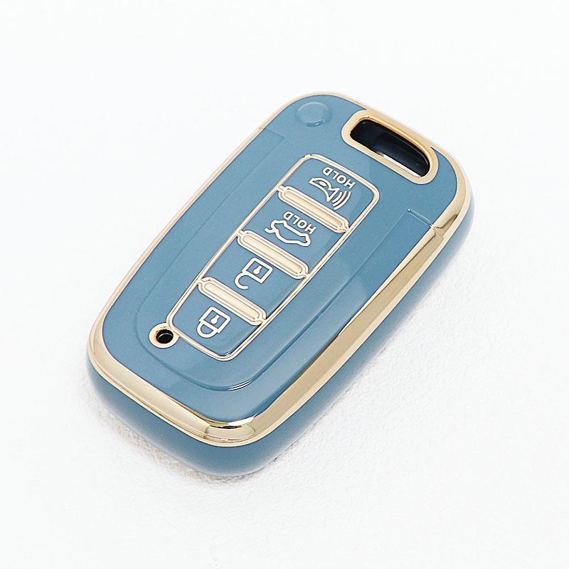 Keyless Shell Holder For Kia Sorento K5 K7 Sportage R Borreed 4 Buttons Tpu Key Case Cover For Hyundai Ix35 Sonata Tucson Azera