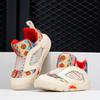 Air Jordan 5 Retro Little Flex TD Chinese New Year Baby Sneakers Cream Sail Chile-Red DD2242-100