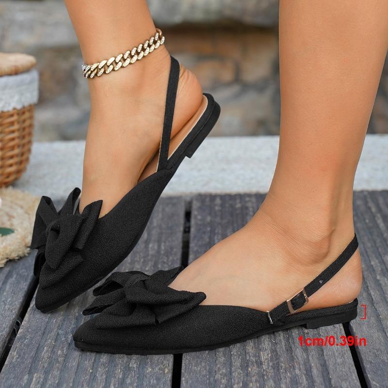 Fashion 2025 New Ladies Shoes Closed Toe Women's Sandals Fashion Daily Summer Plus Size Butterfly-knot Light Best Seller Flat Sandals