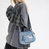 Denim Shoulder Bag Women's Large Capacity Commuter Student Crossbody Bag