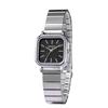 Ins Niche Korean Style Women's Versatile Steel Band Quartz Watch - Simple and Elegant Design for Students