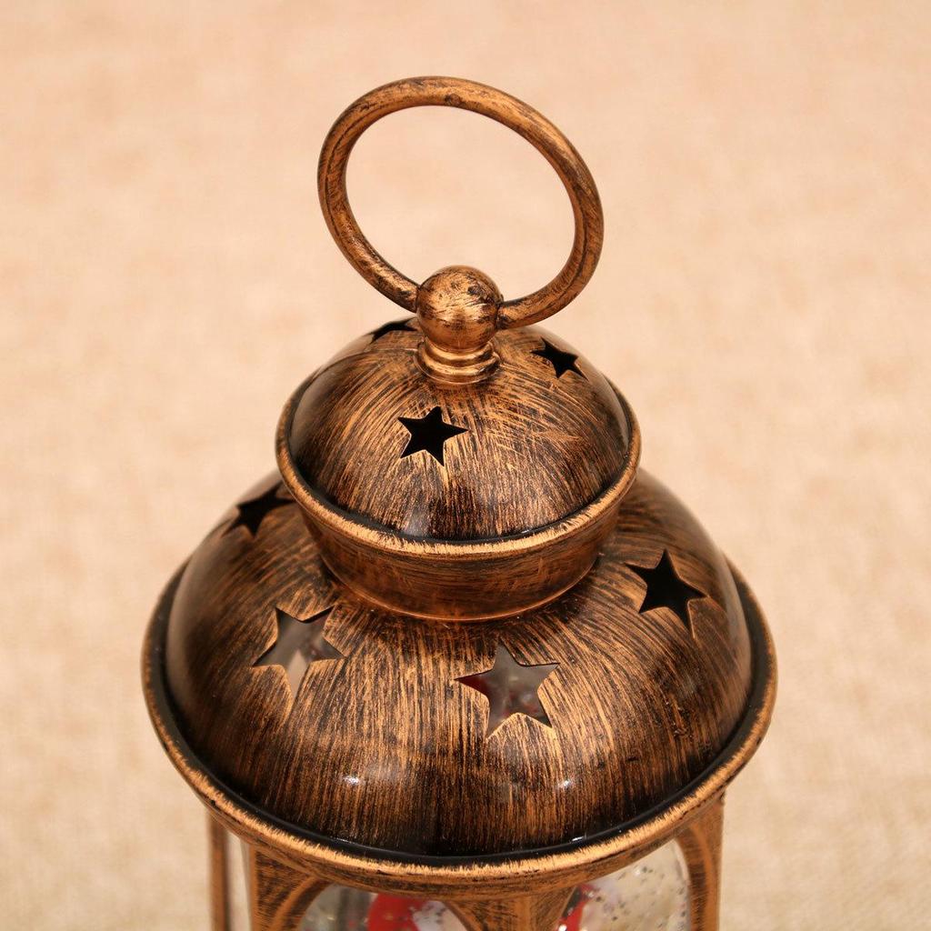 Luminous Santa Claus Christmas Lantern Music Box Ornament
