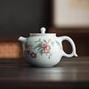 Retro Ceramic Teapot, with Filter Holes, Puer Tea Pot, Chinese Traditional Teaware, Archaistic, Small, Household Drinkware