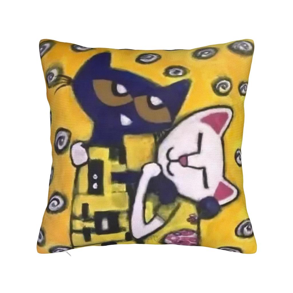 Pete The Cat Cartoon Pillowcase Polyester Cushion Cover Gift Throw Pillow Case Cover Home Dropshipping 18'