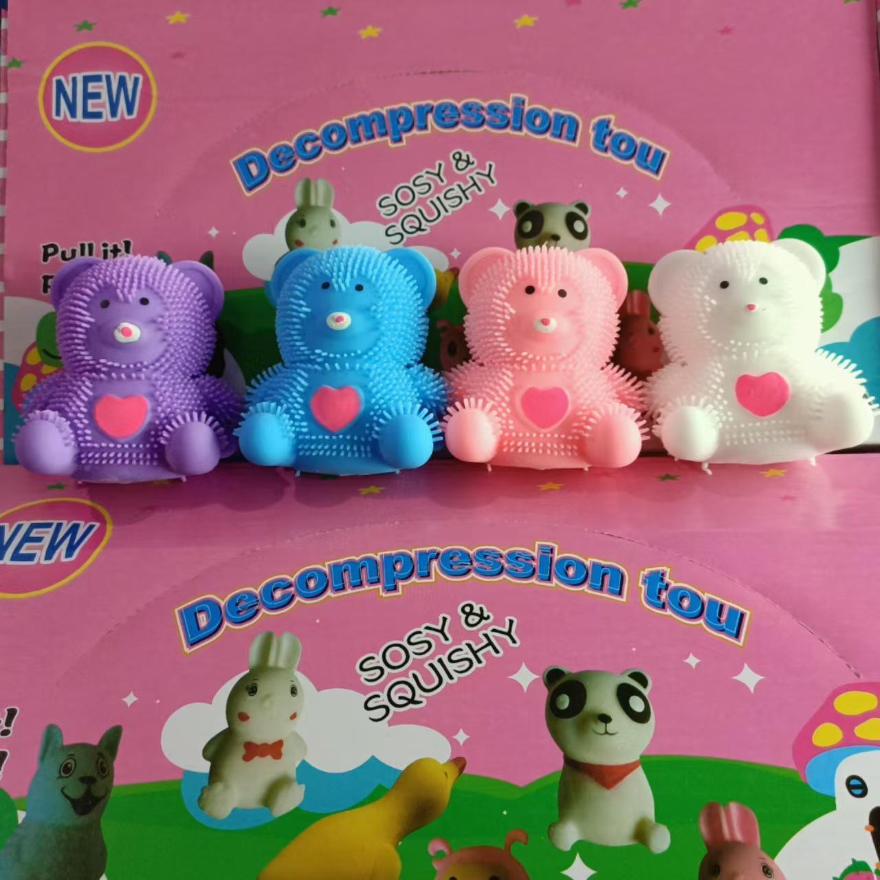 

Hot-Selling Heart Bear Venting Pinch Toy - Slow Rebound Decompression Ball