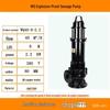 WQ High Flow Explosion-Proof Submersible Sludge Pump for Basements