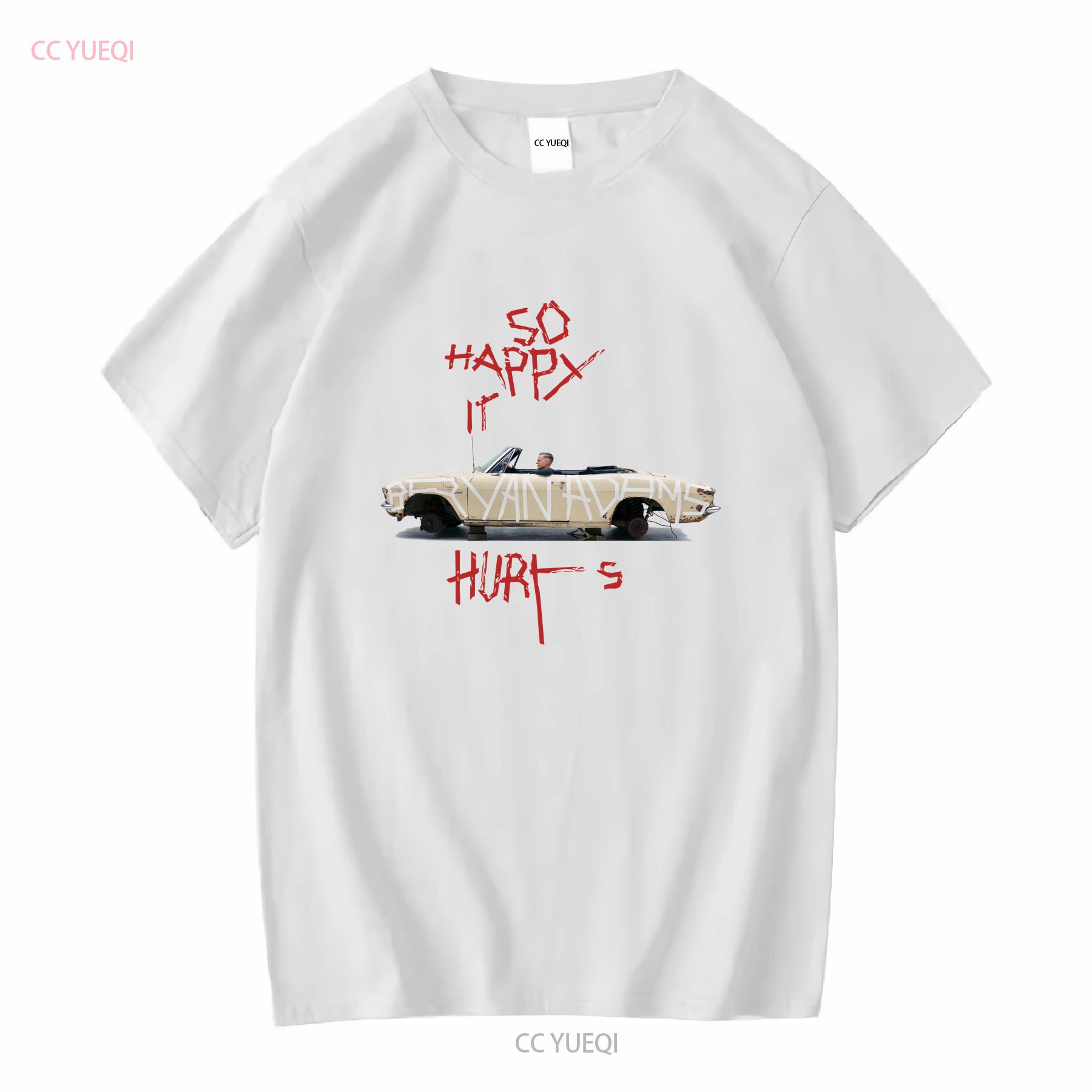 

Футболка Bryan Adams So Happy It Hurts Tour Повний розмір S 5XL з довгими або короткими рукавами вінтажна випрана чоловіча модна дизайнерська одяг M