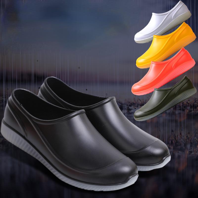 

Водонепроницаемые мокасины из ПВХ Lover Design, женские ботильоны, резиновые сапоги, 2024, однотонные сапоги для рыбалки для женщин 36 белый