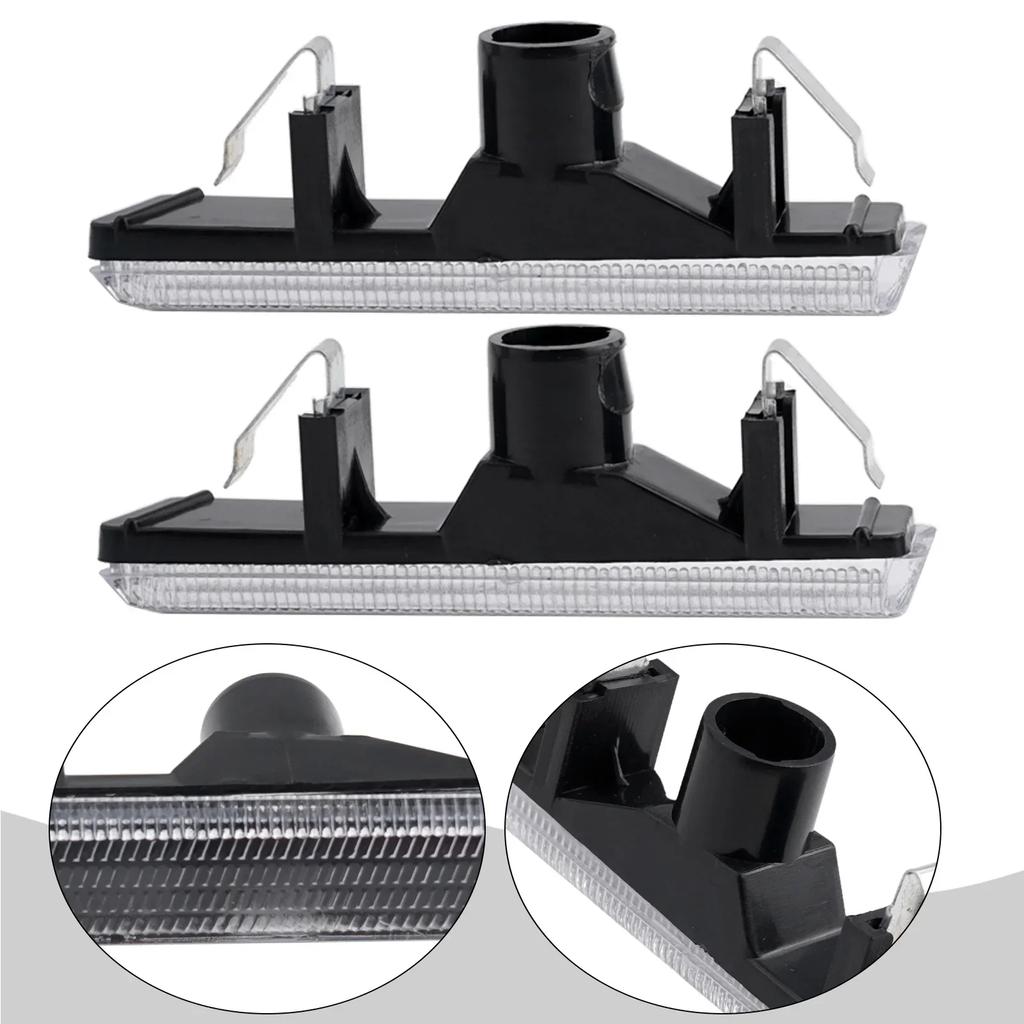 2Pcs Front Turn Signal Lamp Side Marker Light For BMW 7 Series E38 95-01 Auto Left & Right Daytime Driving Lights Car  Accessory