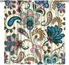 Insulated Colorful Floral Curtains Vintage Tribal Ethnic Abstract Paisley Mandala Pattern Print Bedroom Curtain Boho Polyester Washable Sleeping Area