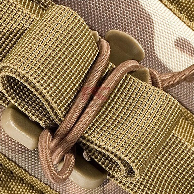 1ks Taktický Dominator Elastická Šňůra Závěsná Spona Klip Pals Molle Edc Popruh