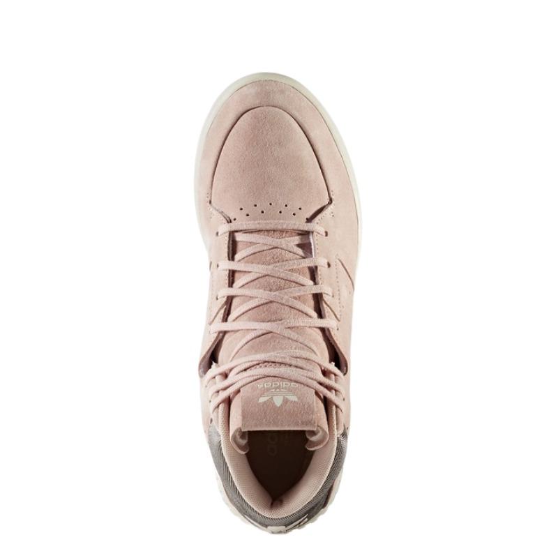 Adidas Originals Tubular Shock Absorbing Durable Mid-Top Skate Shoes Women Skate Shoes Light-Pink S80555