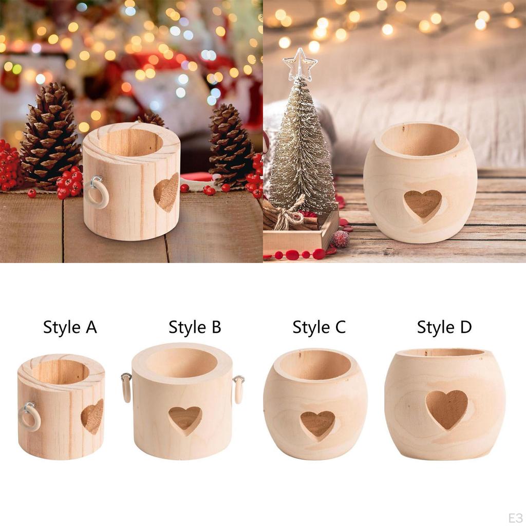 Wooden Candle Stand Set for Home Decoration And Events