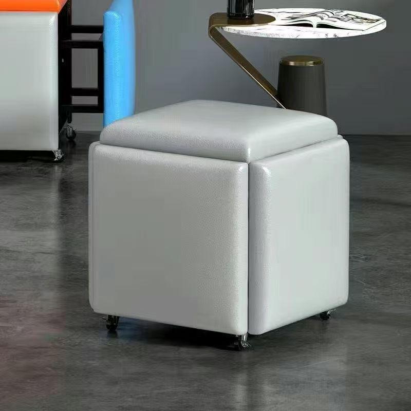 Multi-Functional Magic Cube: 5-in-1 Stool, Coffee Table, Storage for Living Room