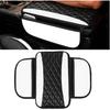 Leather Car Center Console Cover, Microfiber Leather Vehicle Armrest Protector Cushion with 2 Storage Bags, Universal Cars Armrest Cushion for SUV,
