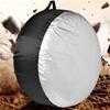 Silver Black Tire Cover Case Waterproof Wheel Storage Protector Spare Tire Cover  Auto Vehicle