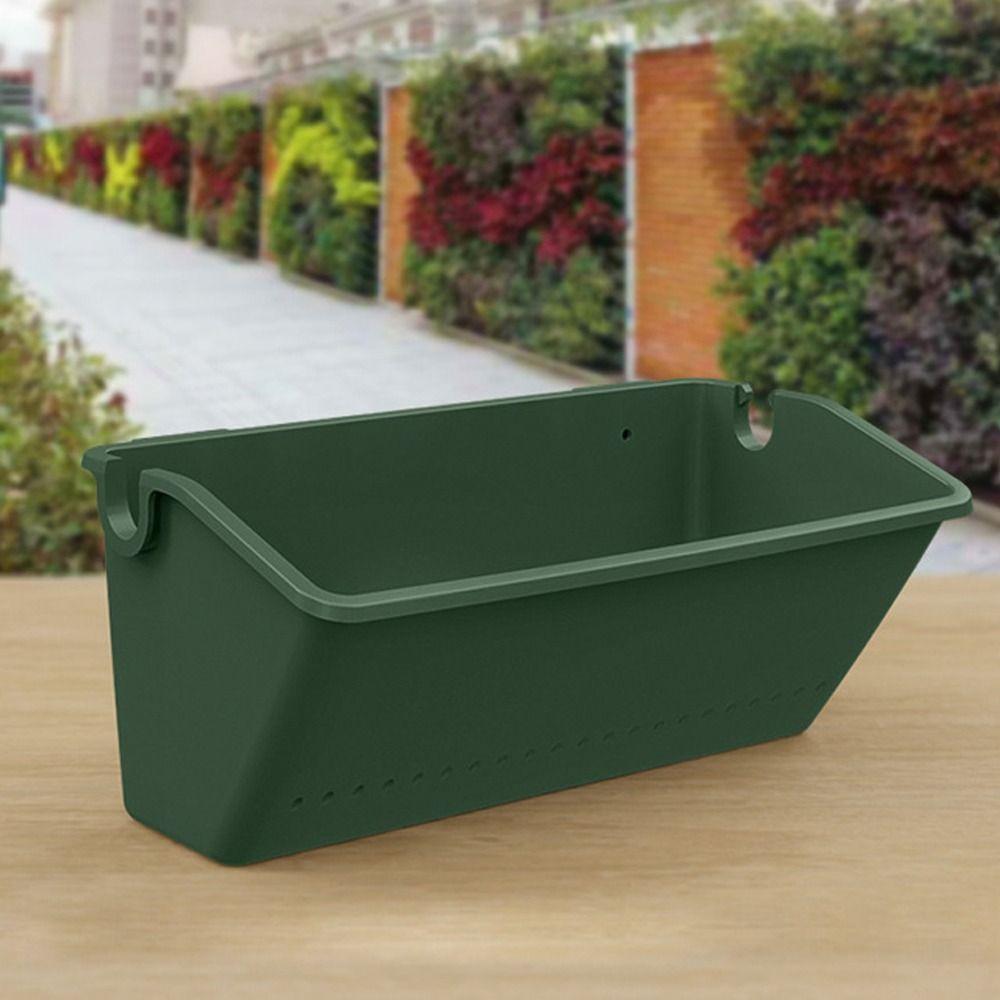 Vertical Planting Box Plastic Plant Flowerpot Modern Wall Flower Pot  Garden Decoration