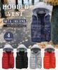 Down Jacket Golf Wear Vest Work Wear Outdoor Autumn Stylish Orange M [three Joy] Men's