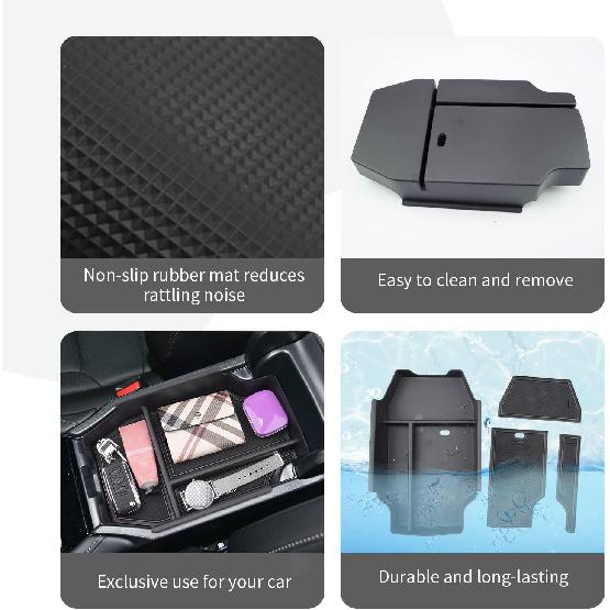 CDEFG 2024 2025 Accord Center Console Accessory Organizer For -2025 Honda Accord Sport EX-L L Touring LX EX Middle Console Tray Armrest Storage Box