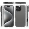 For iPhone 16 Pro Max Clear Case Shockproof TPU+PC Hybrid Phone Cover
