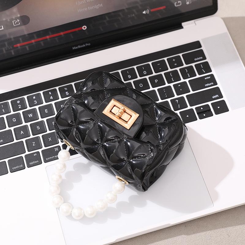 2024 Pearl Jelly Mini Bag: Ladies' Cross-Body, Handheld & Lipstick Pouch