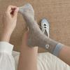 Summer Thin Mesh Breathable Women Socks Bow Embroidery Japanese Kawaii Cute Socks Women Korean Style Girls Cotton Long Socks Sox