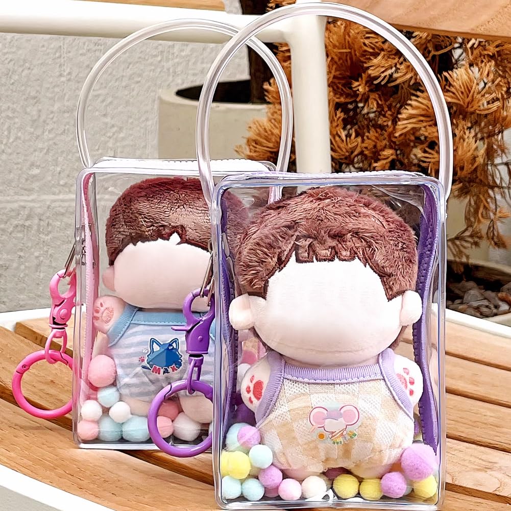 YUYAKESHI Ita Genähte Going Doll 10cm Baumwolle Für Gefüllte Rechteckige Griff Schlüsselanhänger 13cm Hohe Tasche, Beutel, Staubdicht, Beutel, Aus, Halter, Puppe, Spielzeug,