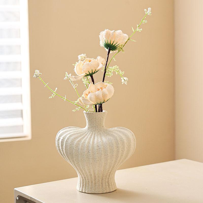Flower Arrangement Hydroponic Ceramic Vase Home Chic Vase Modern Minimalist Living Room Porch TV Cabinet Desktop Decor