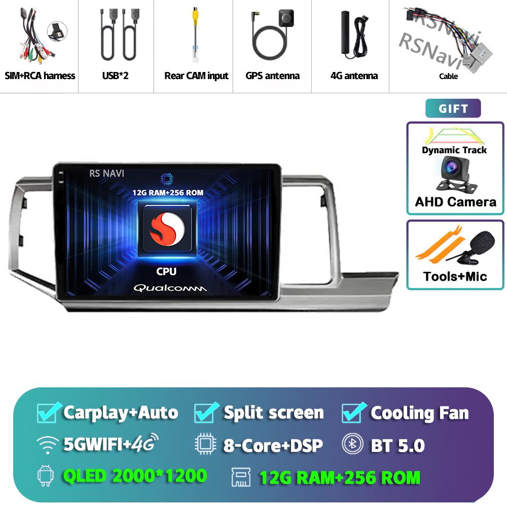 Car Radio Android 14 For HONDA STEPWGN 2009 - 2015 Multimedia Player Video Stereo Lettore IPS Navigation GPS Monitor QLED Screen