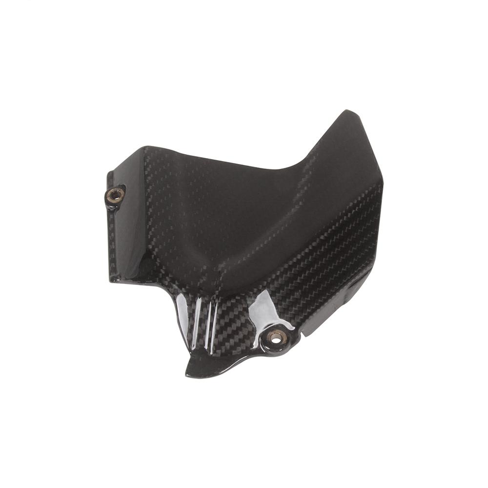 MOTO4U For Ducati 848 1098 1198 100% Carbon Fiber Engine Sprocket Chain Case Cover Fairing Cowl Twill Motorcycle Modification