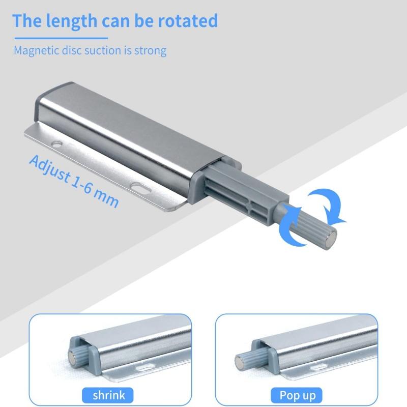 5/10pcs Push To Open System Damper Buffer For Cabinet Door Cupboard Catch for Home Kitchen Furniture Hardware Home Accessories