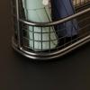 Wall-Mounted Storage Rack Hanging Metal Wire with Three Levels Vertical