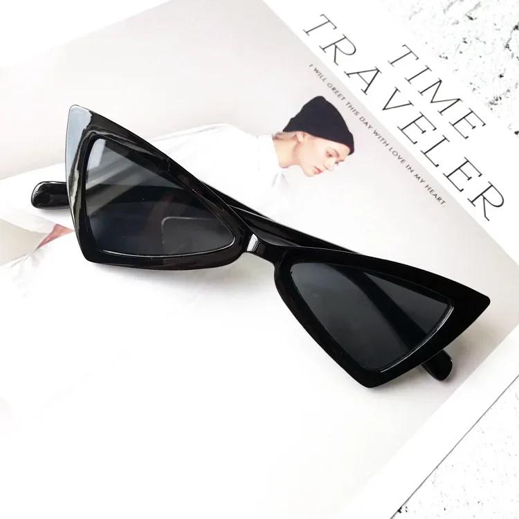 Small Triangle Cat Eye Sunglasses Women Fashion Vintage Cat Eyeglasses Female  Stylish Sun Glasses UV400 Goggles Lentes