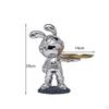 Desk Storage Tray Statue Decorative Figurine Animal Sculpture Gift Modern for Decor Dining Room