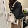 2025 New Transparent Tote Bag Jelly Bag Large Capacity Solid Color Versatile Portable Underarm Bag Casual Shoulder Bag