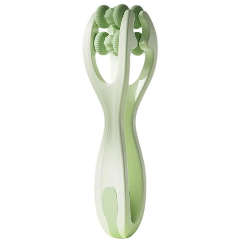 Finger and Hand Massager for Deep Tissue Comfort Massage Roller Double Roller Finger Massager зелёный