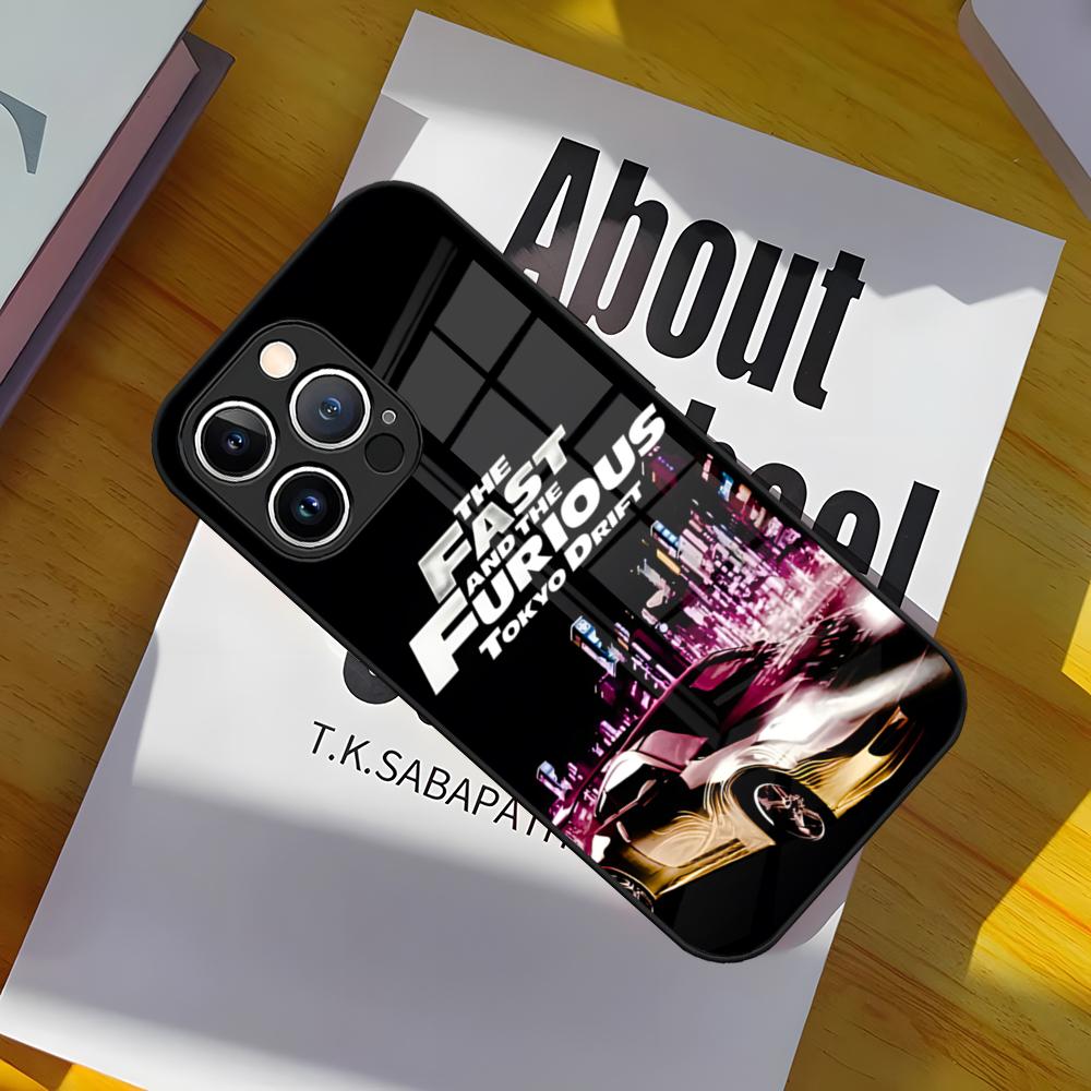 F-Fast And Furiou Phone Case Glass Cover For IPhone 17 15 Pro Max 14 Pro 16 12 11 13 Mini X XR XS 8 7 Plus SE