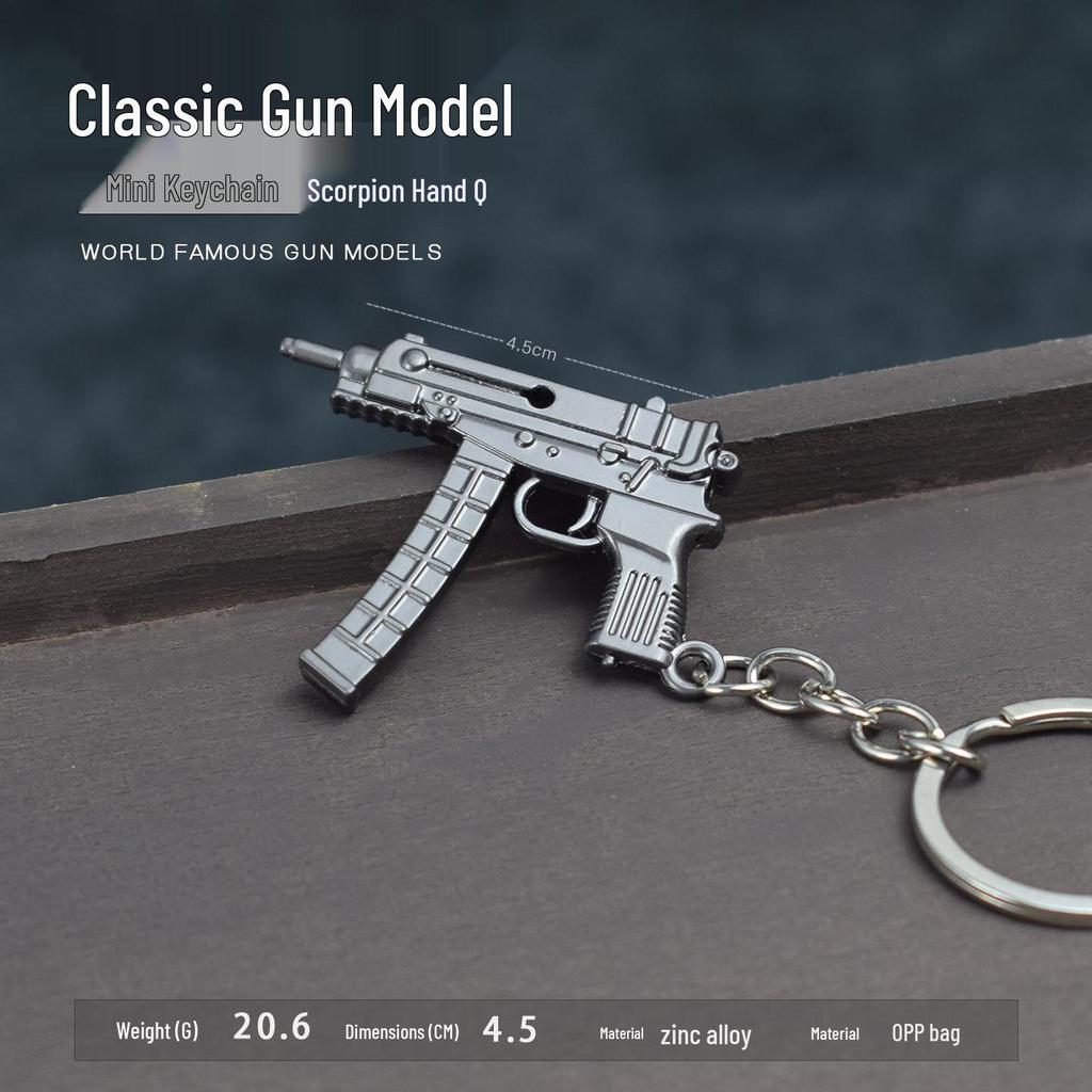 PUBG Winner Winner Chicken Dinner Keychain Scorpion Hand Metal Toy Pendant Model Craft