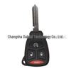 Compatible Key Shell for Chrysler 300, Dodge Durango, Jeep Commander - No Logo