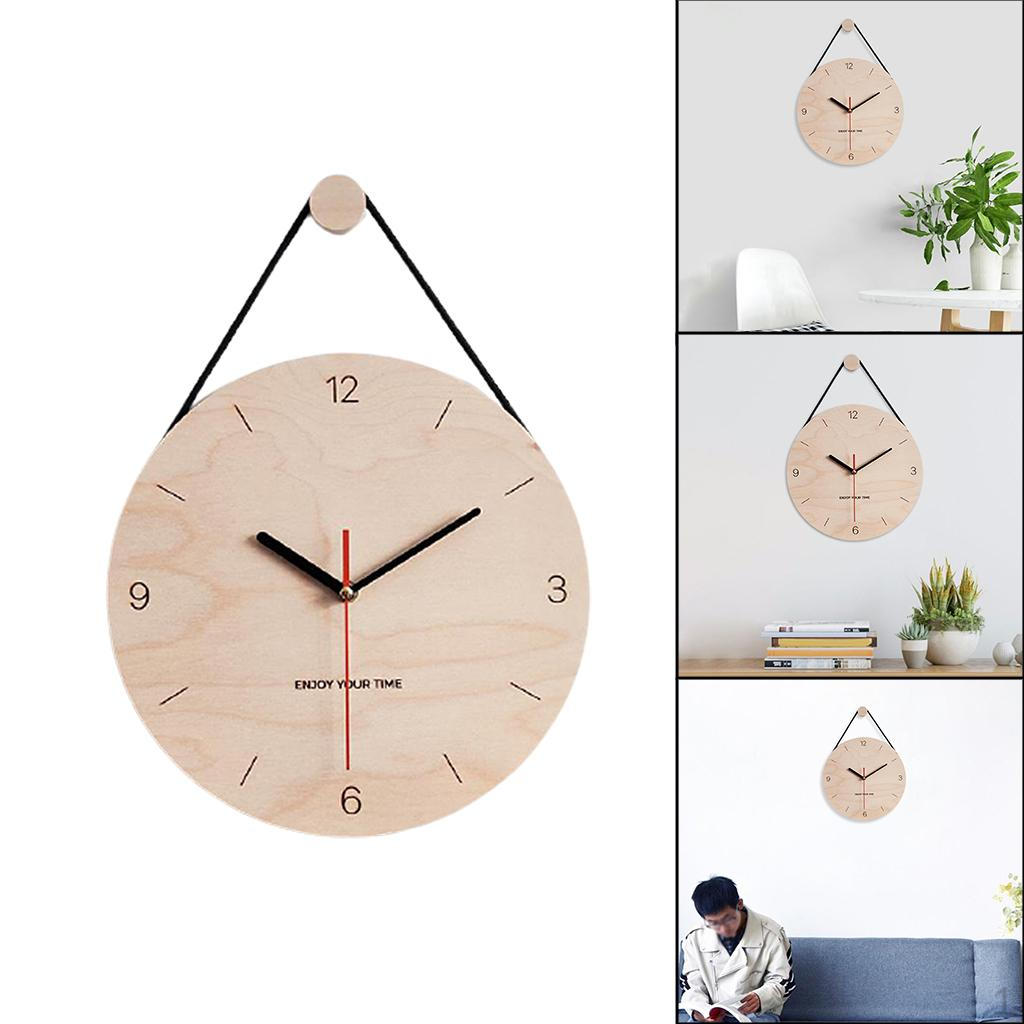 Decorative Wall Non-Ticking Digital Battery Operated Round Easy to Read /Office/