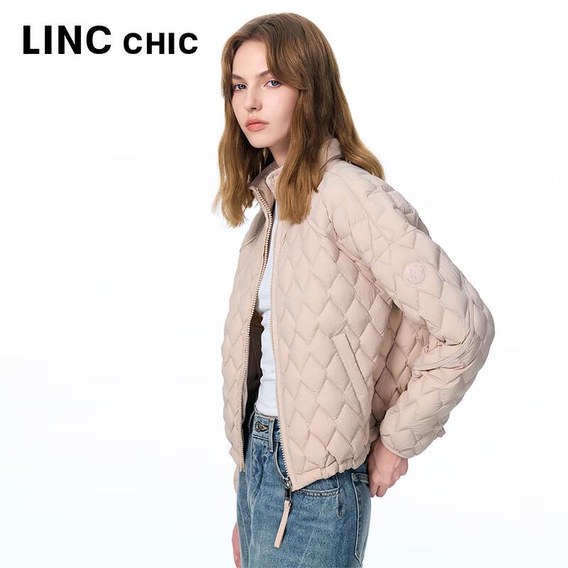 Jinyujie Damen Leichte 90% Entendaunen Stehkragen Pufferjacke